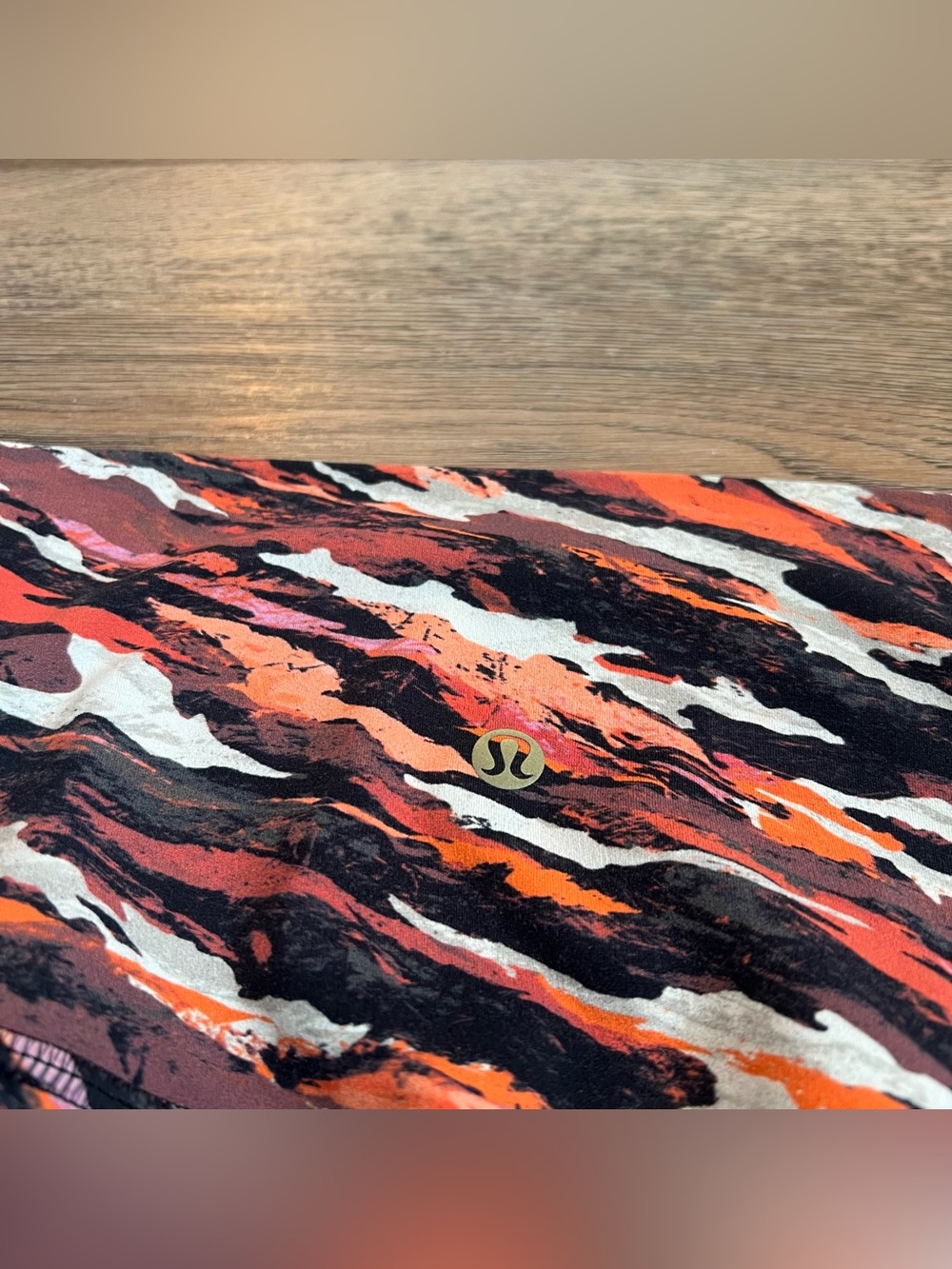 Lululemon Lunar New Year Align High Rise 25” Tiger Tide Smoky Red Multi Gold 4 - Picture 8 of 9
